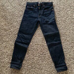 Unbranded UB601 Relaxed Tapered Selvedge Denim 31 X 31